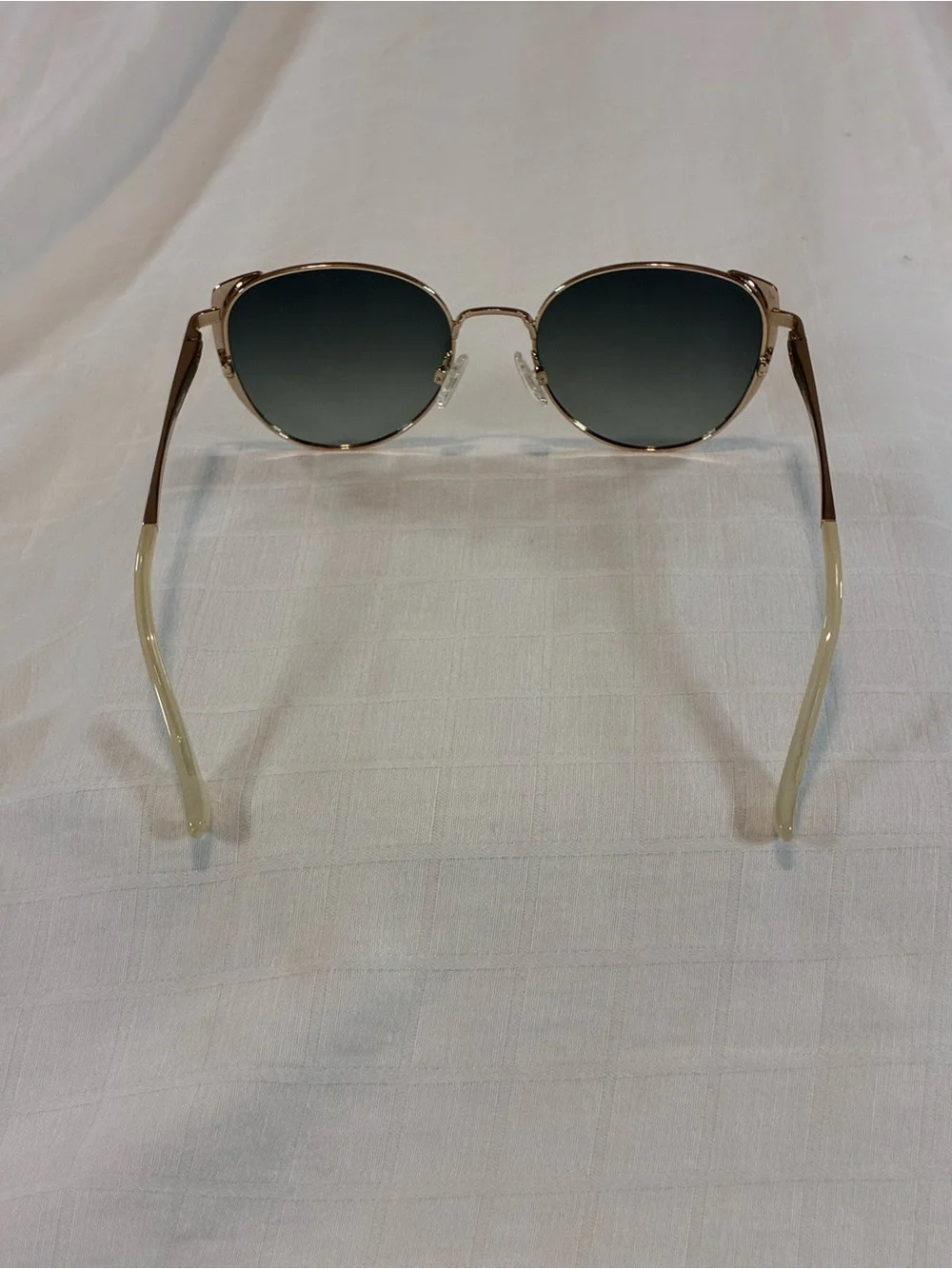 Women's Prive Revaux Gold Metal Frame Sunglasses with Gray Lenses